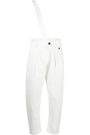ISABEL BENENATO Pantalones con tiro alto