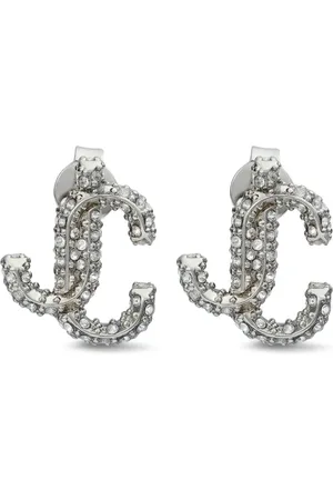 Jimmy Choo Aretes JC con detalles de cristal