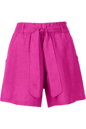 AMIR SLAMA Shorts con pretina elástica y cinturón