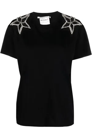 Stella McCartney Playera con detalles de cristal