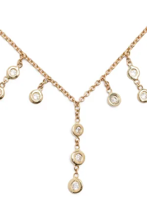 JACQUIE AICHE Collar Shaker en oro amarillo de 14kt con diamantes