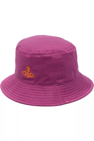Vivienne Westwood Mujer Sombreros - Orb logo-embroidery bucket hat