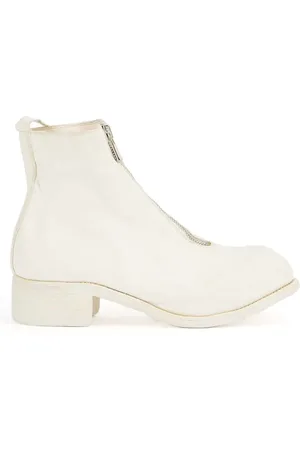 GUIDI Front zip ankle boots