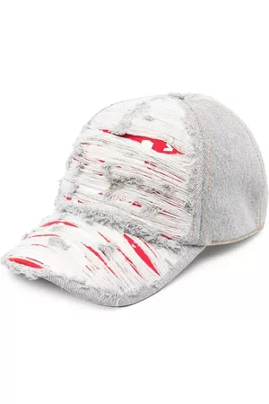 Diesel Hombre Gorras - Gorra con detalles rasgados