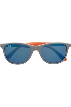 Ray-Ban Lentes del sol con armazón cuadrada y logo grabado