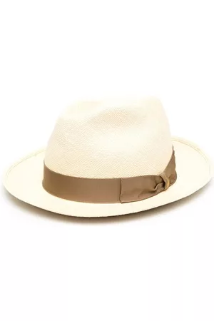Borsalino Hombre Sombreros - Sombrero de verano con detalle de moño