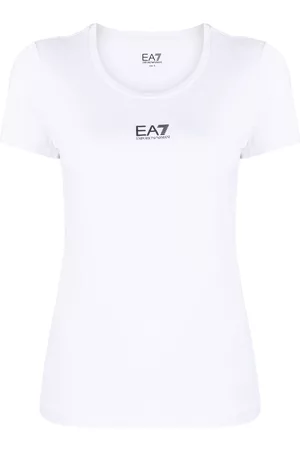 EA7 Playera manga corta con logo estampado