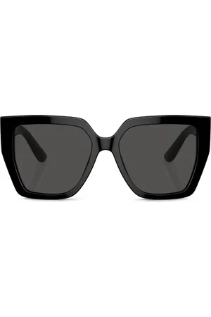 Dolce & Gabbana Lentes de sol con armazón cuadrada y micas oscuras
