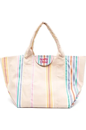 See by Chloé Tote con motivo de rayas