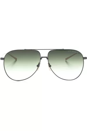 DITA EYEWEAR Lentes de sol - Lentes de sol con armazón redonda y logo estampado