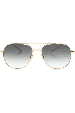 DITA EYEWEAR Lentes de sol con armazón redonda y logo estampado