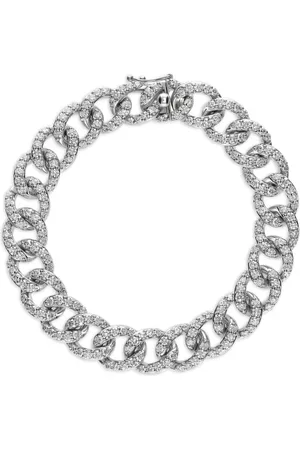 Leo Pizzo Pulsera Groumette en oro blanco de 18kt