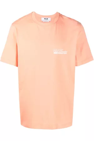 Msgm Playera con logo estampado