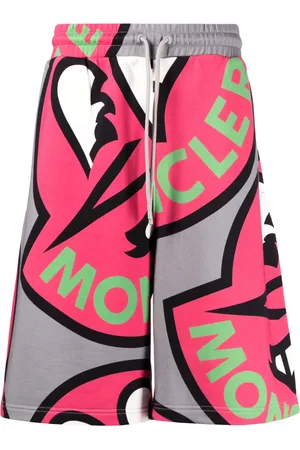 Moncler Shorts con logo estampado
