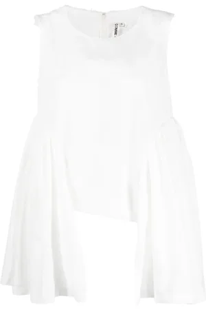 Comme des Garçons Top con detalle drapeado