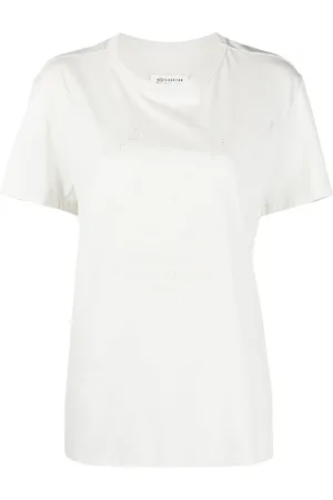 Maison Margiela Playera con bordado Number