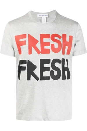 Comme des Garçons Playera con eslogan estampado