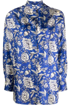 DESTIN Camisa de seda con estampado floral
