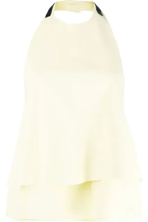 Jil Sander Top con espalda abierta y cuello halter