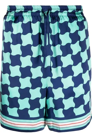 Casablanca Shorts de seda Pool Tile