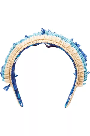 La DoubleJ Mujer Diademas - Diadema de rafia Halo