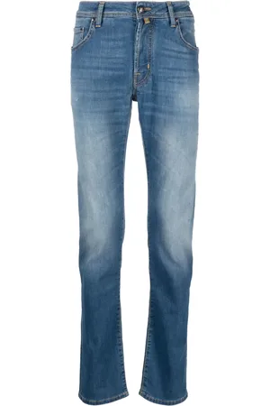 Jacob Cohen Jeans rectos con efecto desgastado