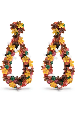 La DoubleJ Aretes Confetti Macro Flower