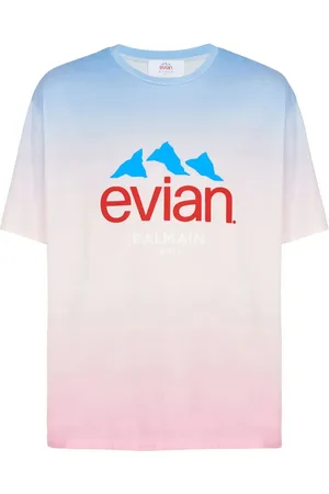 Balmain Playera con efecto degradado de x Evian