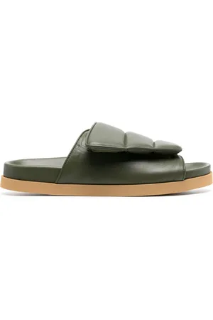 Gia Borghini Flip flops capitonadas con puntera abierta