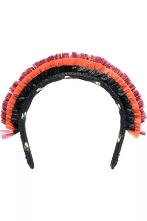 La DoubleJ Mujer Diademas - Diadema de rafia Halo