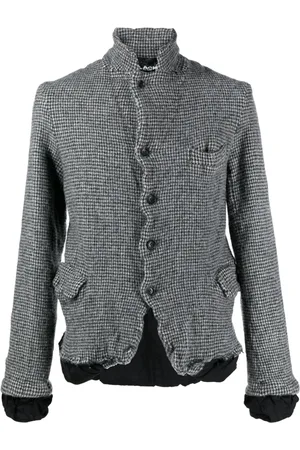 Comme des Garçons Blazer con cuadros estampados