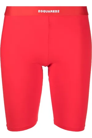Dsquared2 Shorts biker con logo en la pretina