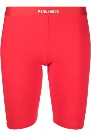 Dsquared2 Shorts biker con logo en la pretina