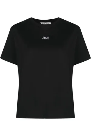 Each x Other Playera con cuello redondo y logo estampado