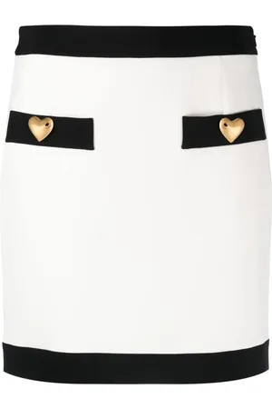 Moschino Falda con detalle de botones