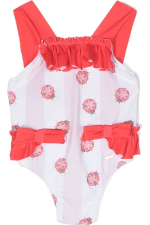 PATACHOU Traje de baño catarina con ribete de volantes