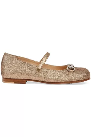 Gucci Niña y chica adolescente Flats - Horsebit-detail ballerina shoes