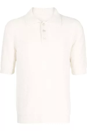 Maison Margiela Playera tipo polo de tejido fino
