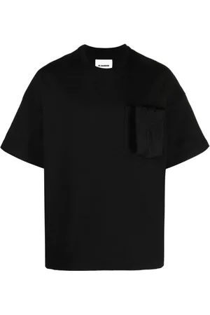 Jil Sander Playera con bolsillo de parche