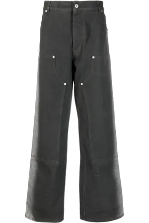 Heron Preston Jeans anchos con bolsillos