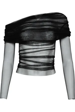CHRISTOPHER ESBER Top de seda Veiled