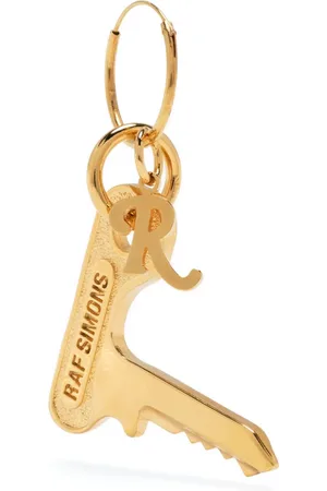 RAF SIMONS Arracada con dije de llave