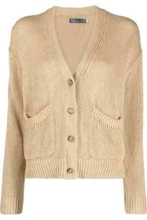Ralph Lauren Cárdigan manga larga con cuello en V
