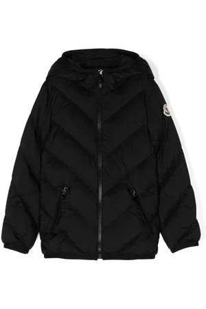 Moncler Chamarra capitonada con parche del logo