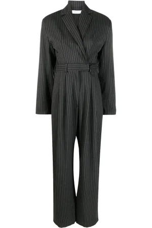 Ioana Ciolacu Jumpsuit con estampado de rayas diplomáticas