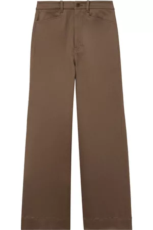 Proenza Schouler Pantalones capri con diseño ancho