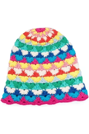 Alanui Hombre Sombreros - OVER THE RAINBOW HANDMADE HAT STELLA PIN
