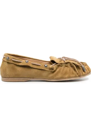 SARTORE Mocasines de gamuza con apliques de estrellas
