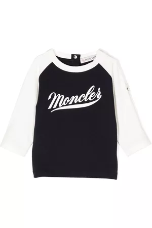 Moncler Playeras - Logo-print raglan-sleeve T-shirt