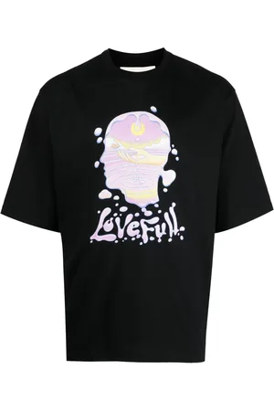 Kennel & Schmenger Playera con cuello redondo y estampado gráfico